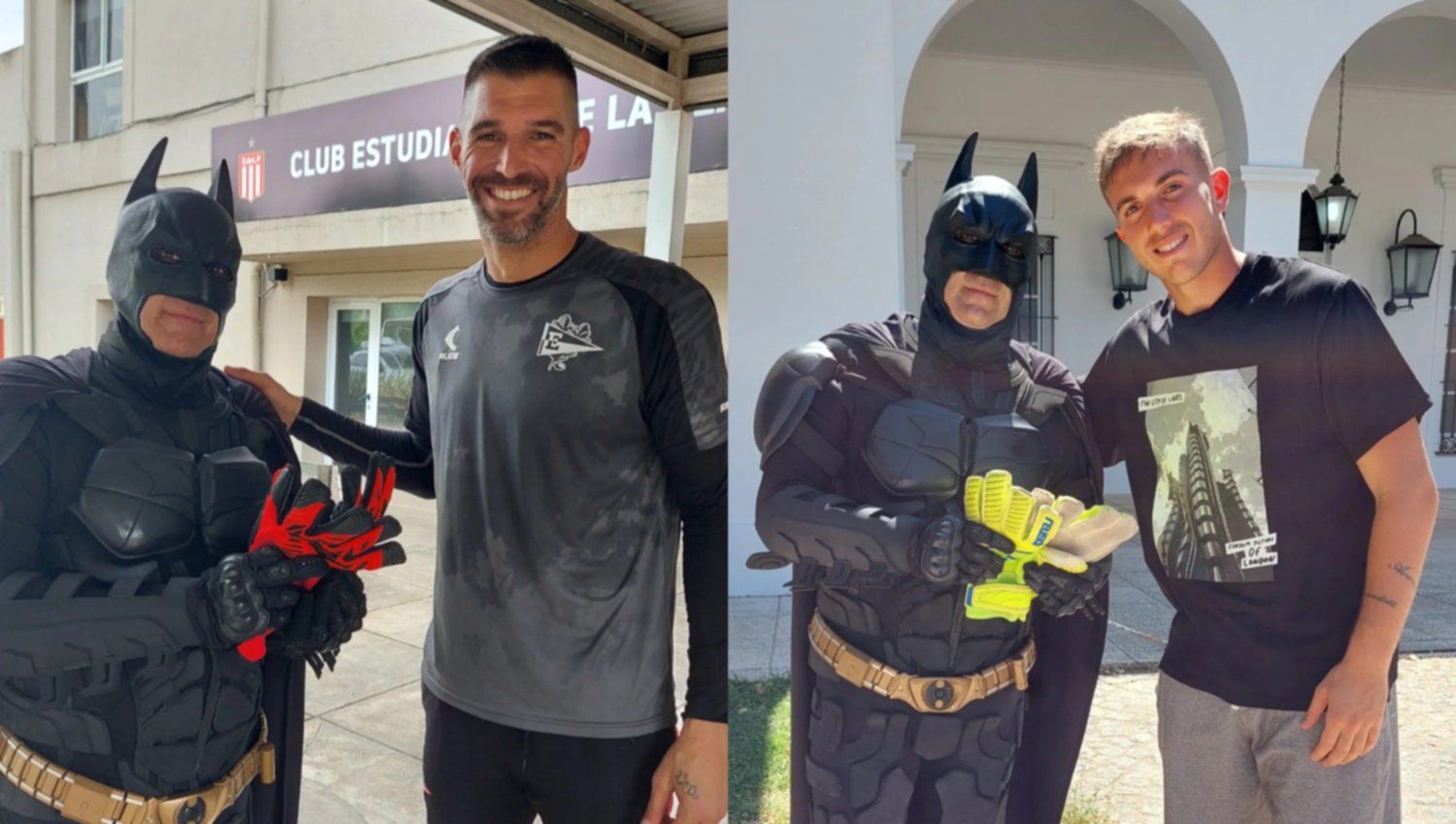 El nuevo Batman Solidario lanzó su primer colecta solidaria